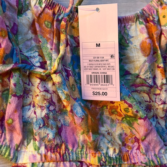 Wild Fable Multicolor Floral Long Sleeve Dress - Picture 4 of 4